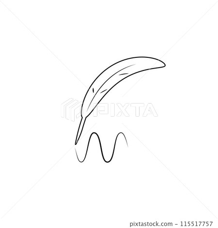 feather pen 115517757