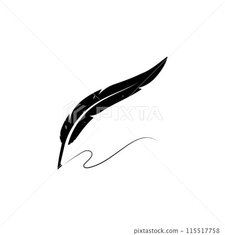 feather pen 115517758