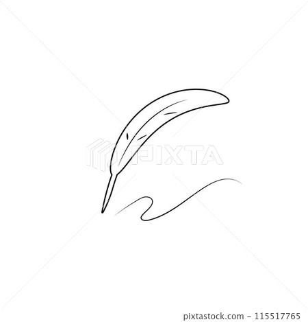 feather pen 115517765