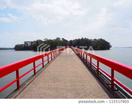 Fukuura Island on Matsushima Coast, one of the Three Most Scenic Spots of Japan Fukuura Island on Matsushima Coast, one of the Three Most Scenic Spots of Japan 115517903