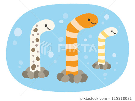 Illustration of Chinanago and Nishinagoago 115518081