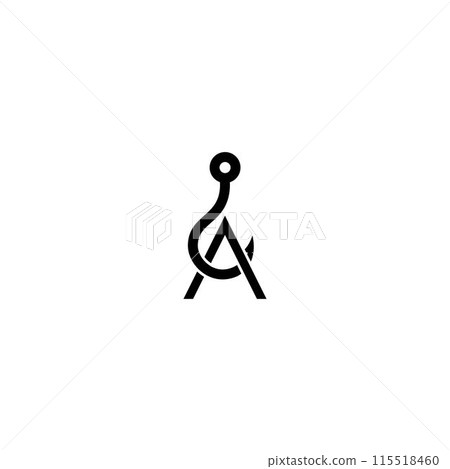 fishing logo 115518460