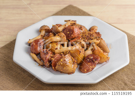 芥末炒香腸土豆 115519195