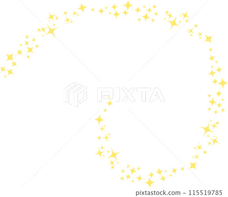 Twinkle star line decorative material Twinkle star line decorative material 115519785