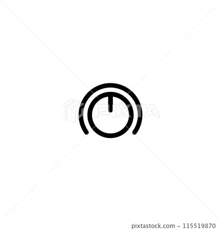 knob icon illustration design knob icon illustration design 115519870