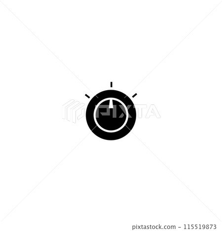 knob icon illustration design knob icon illustration design 115519873