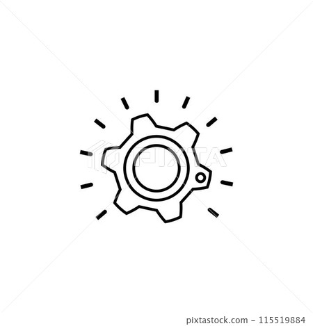 knob icon illustration design knob icon illustration design 115519884