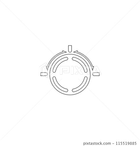knob icon illustration design knob icon illustration design 115519885