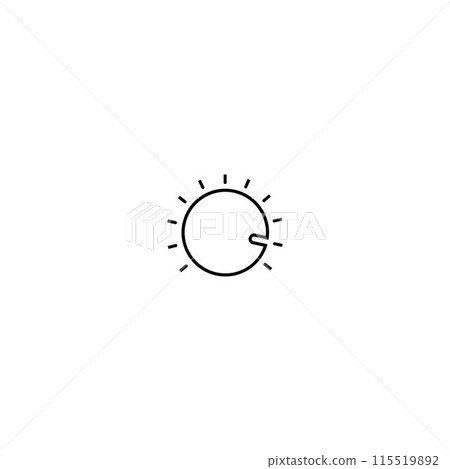 knob icon illustration design knob icon illustration design 115519892