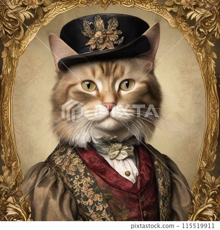 穿著英國紳士服裝的貓① 穿著英國紳士服裝的貓① 115519911