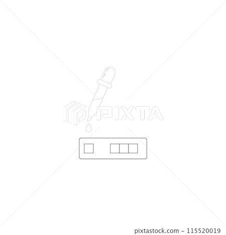 rapid test icon 115520019