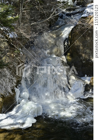 Frozen Ryuzu Falls in Oku-Nikko 115520125