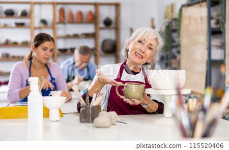 lady and her pottery works lady and her pottery works 115520406