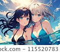 Swimsuit friends 115520783