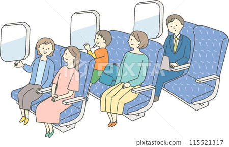 人們坐火車 115521317