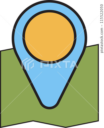 The camping equipment icon for travel concept vector image. The camping equipment icon for travel concept vector image. 115522050
