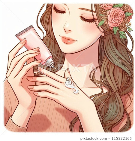 婦女繪畫護手霜 115522165