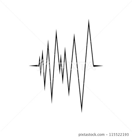sound wave music logo 115522193