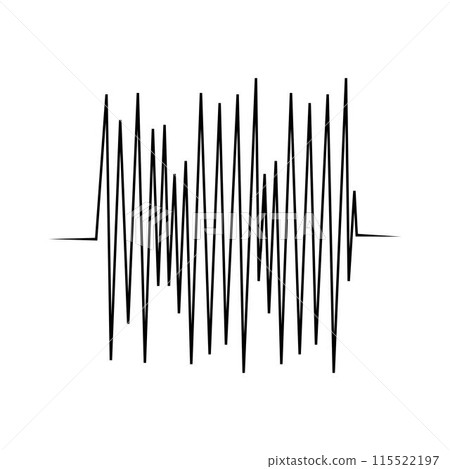 sound wave music logo sound wave music logo 115522197