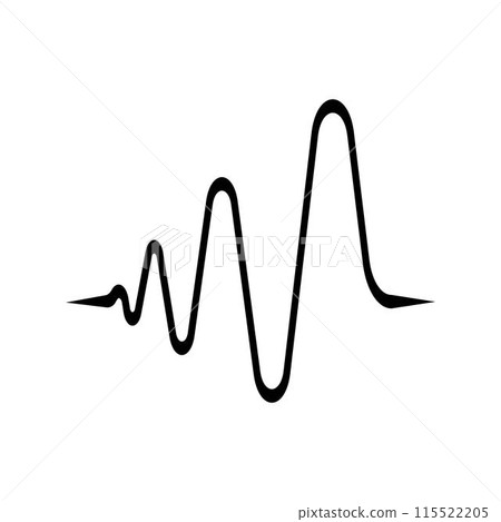 sound wave music logo 115522205