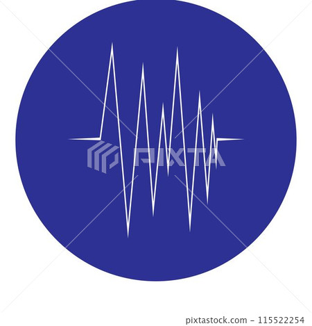 sound wave music logo 115522254