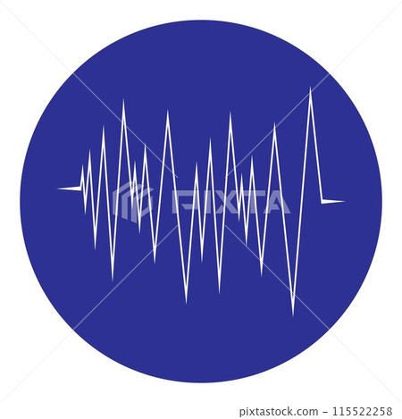 sound wave music logo 115522258