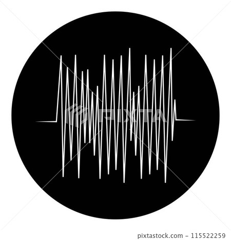 sound wave music logo sound wave music logo 115522259