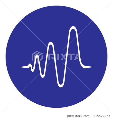 sound wave music logo 115522263