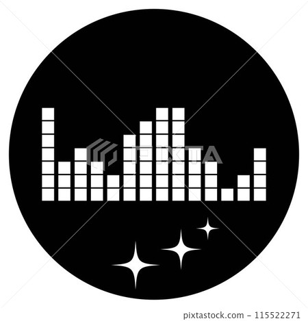 sound wave music logo 115522271