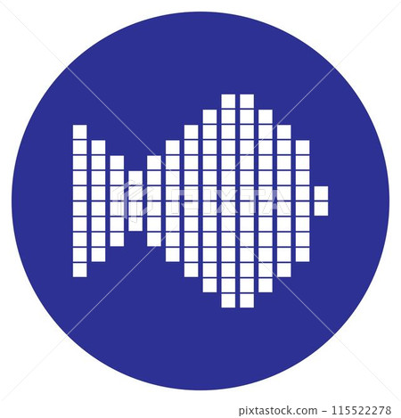 sound wave music logo sound wave music logo 115522278
