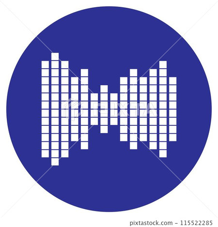 sound wave music logo sound wave music logo 115522285