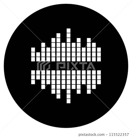 sound wave music logo sound wave music logo 115522357
