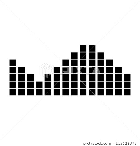 sound wave music logo vector template sound wave music logo vector template 115522373