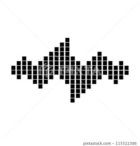 sound wave music logo vector template sound wave music logo vector template 115522386