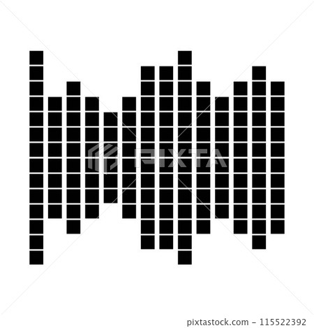 sound wave music logo vector template sound wave music logo vector template 115522392