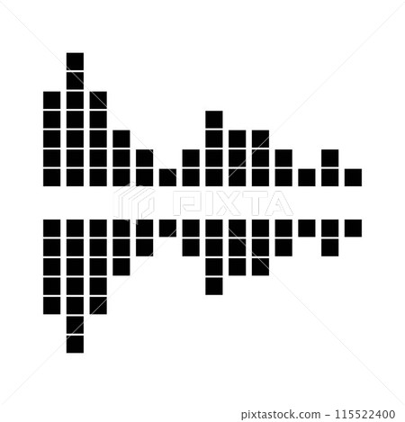 sound wave music logo vector template sound wave music logo vector template 115522400