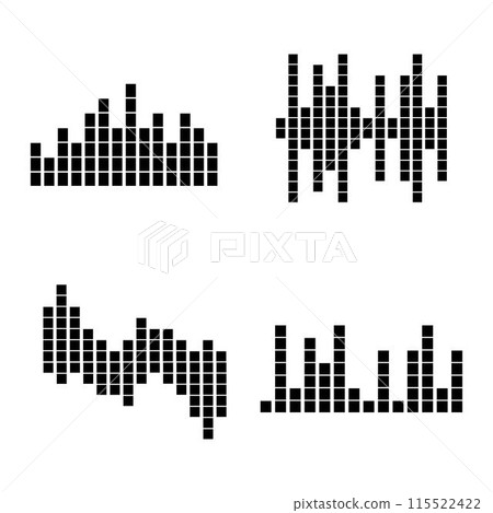 sound wave music logo vector template sound wave music logo vector template 115522422