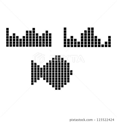 sound wave music logo vector template sound wave music logo vector template 115522424