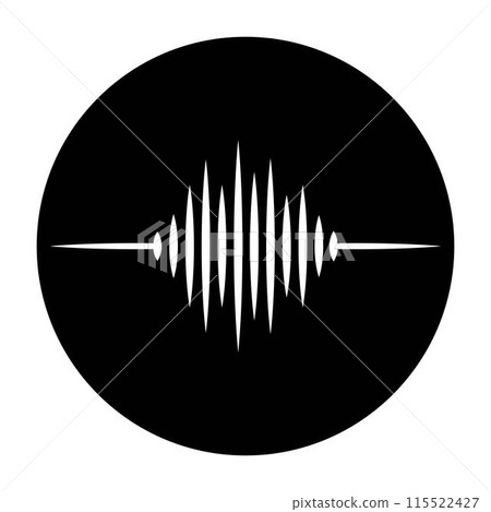 sound wave logo sound wave logo 115522427