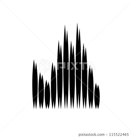 sound wave logo 115522465