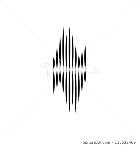 sound wave logo sound wave logo 115522469