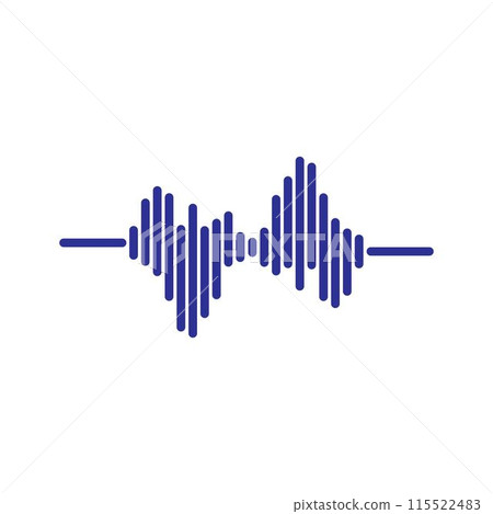 sound wave logo 115522483