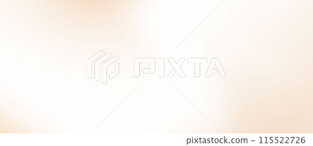 Smooth beige wave gradient background. Soft silk liquid wallpaper. Milky color splash texture for banner, flyer, presentation, graphic design, leaflet. Abstract blur wavy backdrop cover. Vector 115522726