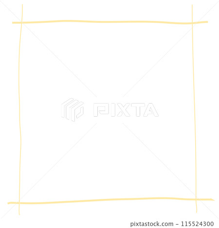 Yellow hand-painted lattice frame Yellow hand-painted lattice frame 115524300