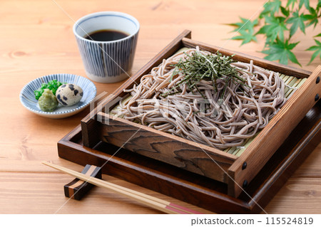 扎魯蕎麥麵(調味料:蔥花、鵪鶉蛋、芥末) 扎魯蕎麥麵(調味料:蔥花、鵪鶉蛋、芥末) 115524819