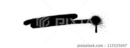 Urban graffiti grunge rough underline handdrawn brushstroke. Bold sprayed freehand stripe and paint shape. Street art doodle scribble. Urban graffiti grunge rough underline handdrawn brushstroke. Bold sprayed freehand stripe and paint shape. Street art doodle scribble. 115525047
