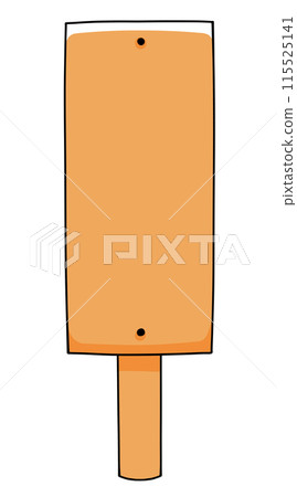 Loose and simple vertical signboard, solid color 115525141
