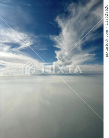 Cloud seen from an airplane 115525626
