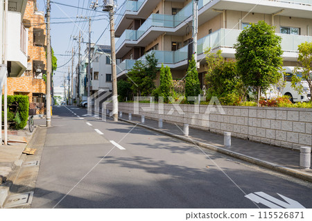 Scenery of a rural residential area in a Japanese local city Scenery of a rural residential area in a Japanese local city 115526871