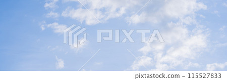 nature and landscape concept with clear sky and small cloud background 115527833